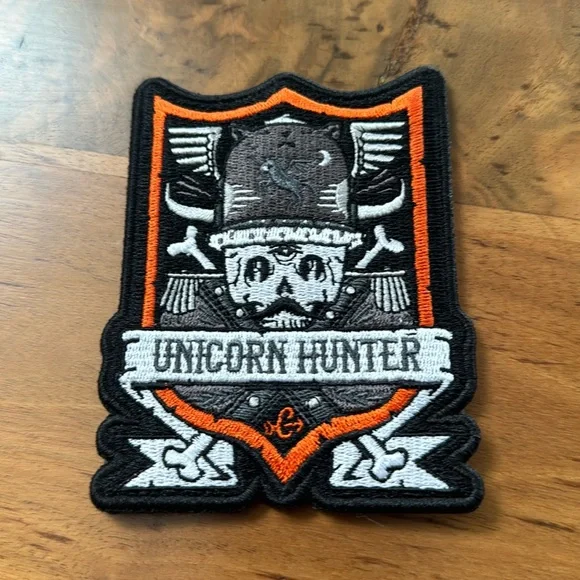 Carryology Patch - UNICORN HUNTER v2 - Jeremy Fish RARE! - Picture 1 of 2